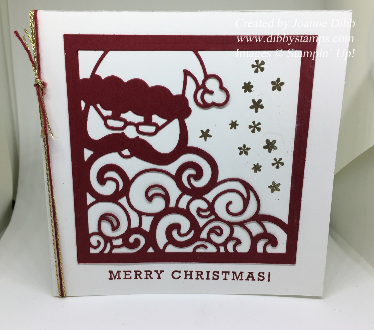 Cherry Cobbler Detailed Santa&nbsp;Card