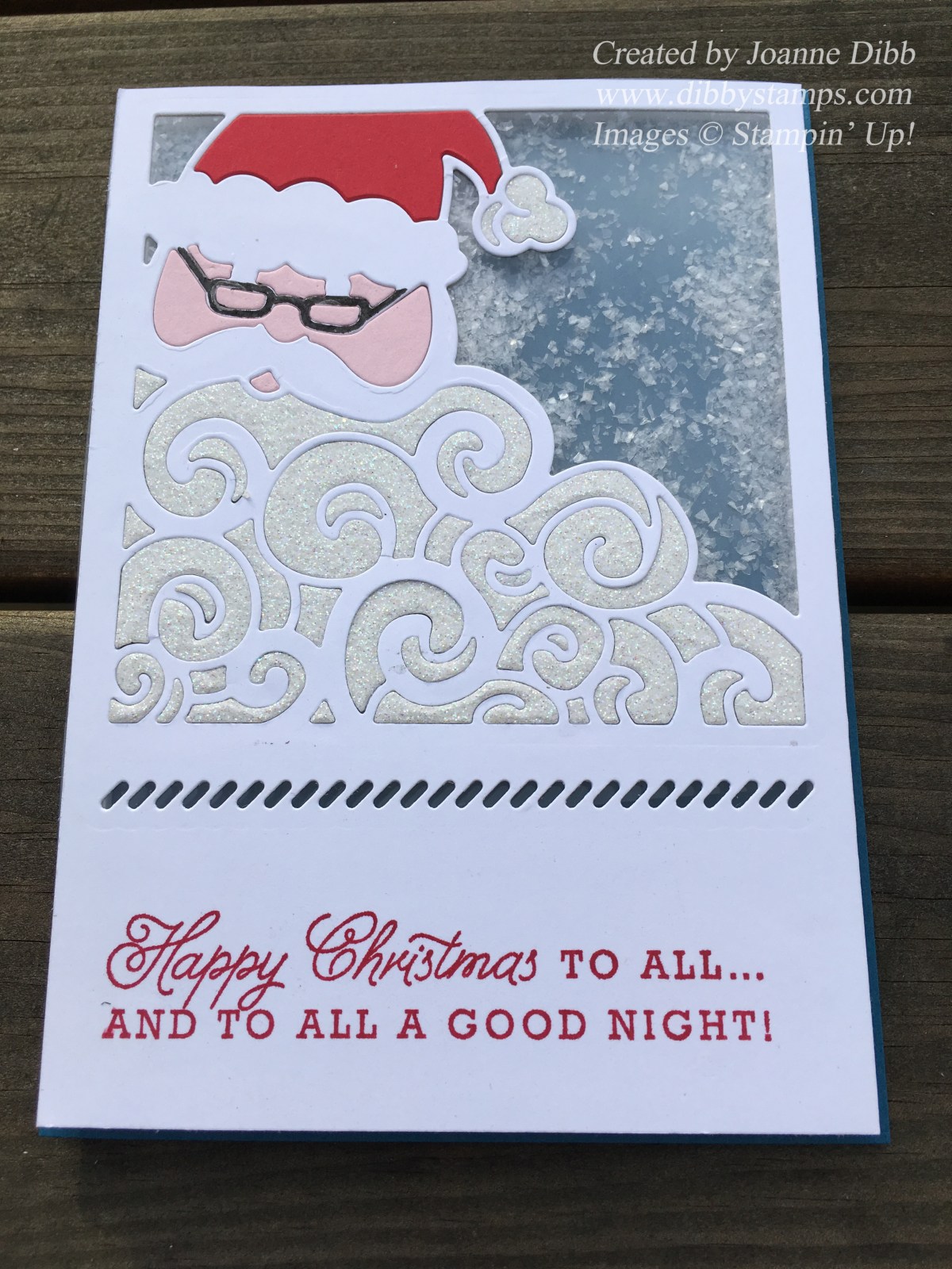 Detailed Santa Shaker&nbsp;Card