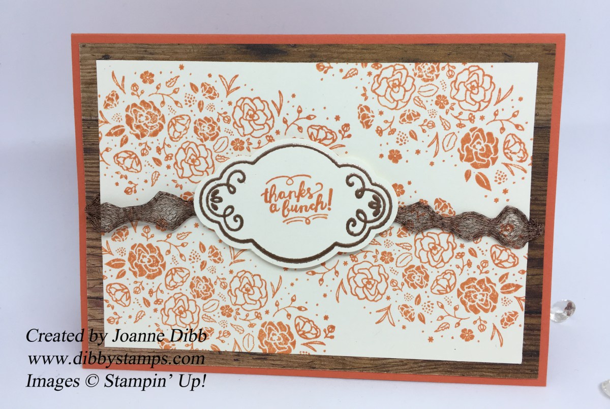 Floral Friday: Rustic Thank You&nbsp;Card