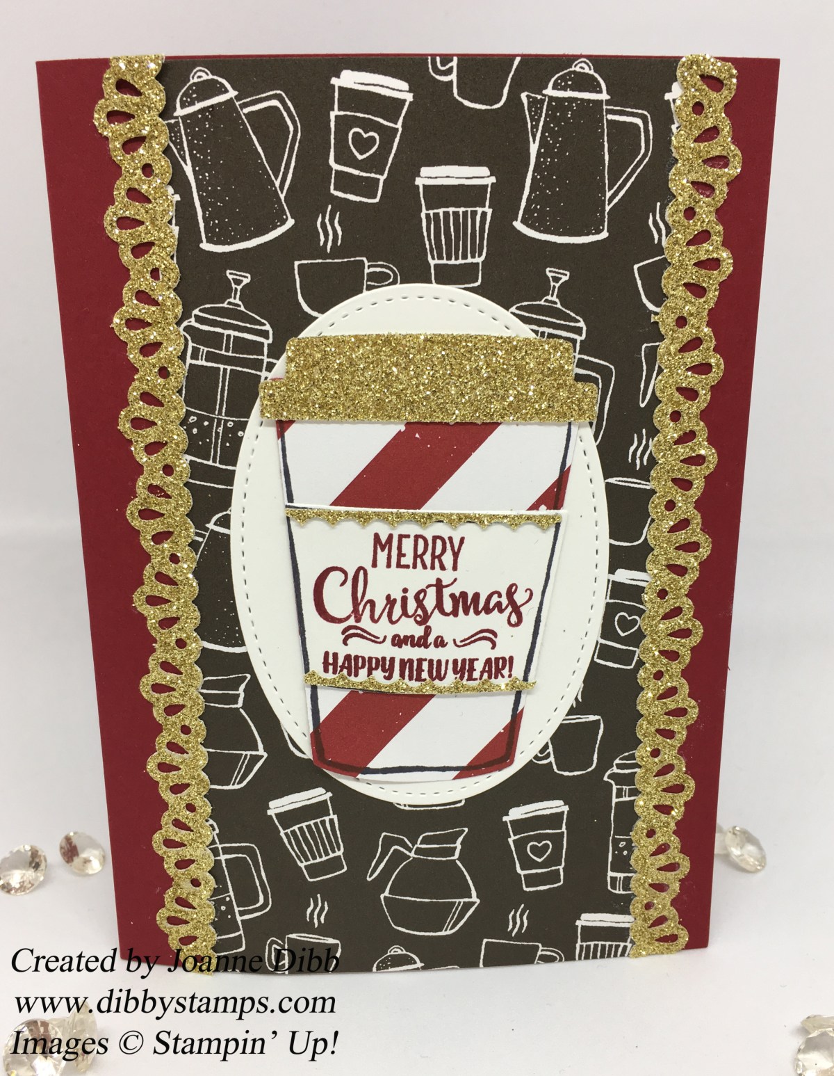 Christmas Sparkle Coffee Cup&nbsp;Card