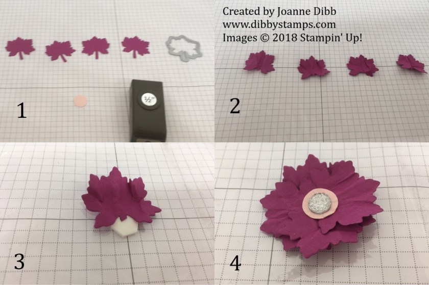 berry burst flower steps