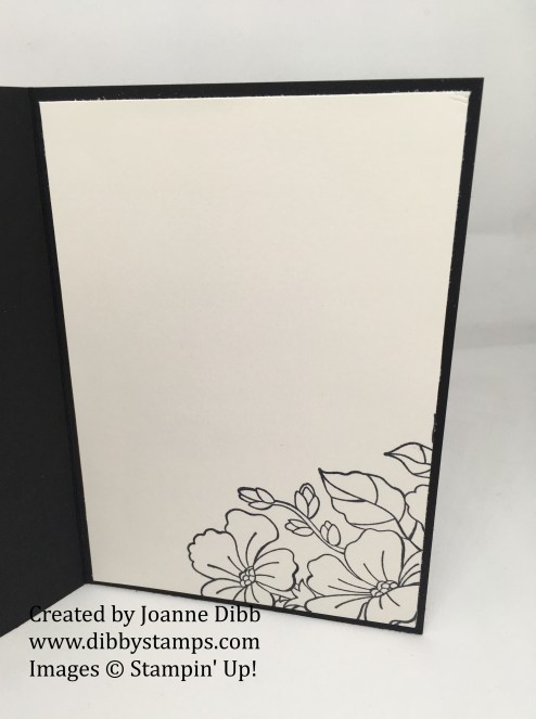 inside black and white blended seasons floral