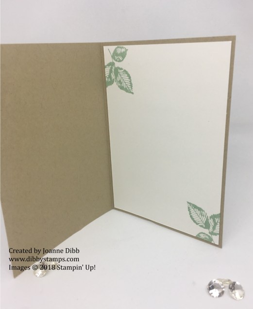 Rooted in nature feminine card inside