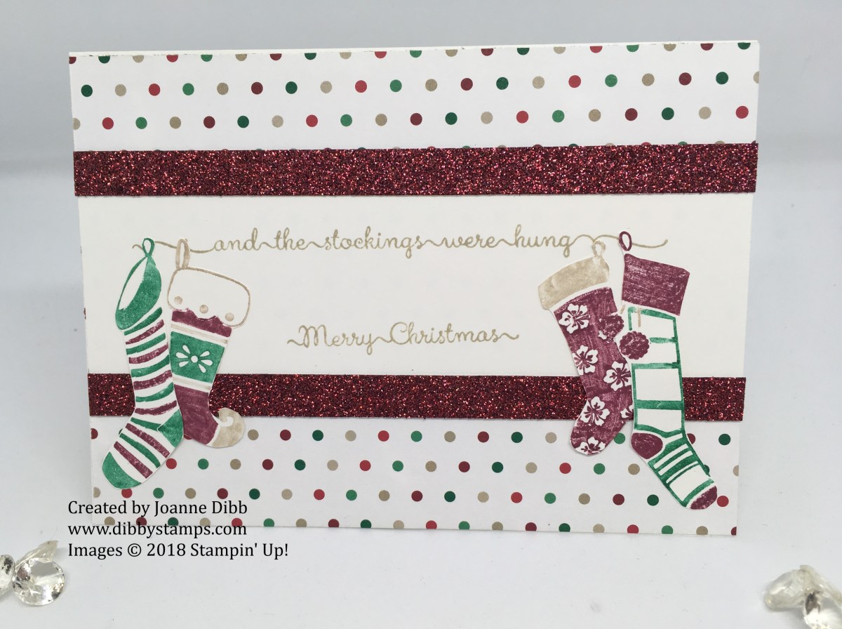 Stocking Christmas Card with Hung with&nbsp;Care