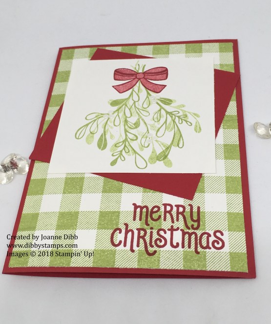 Mistletoe Season Card flat