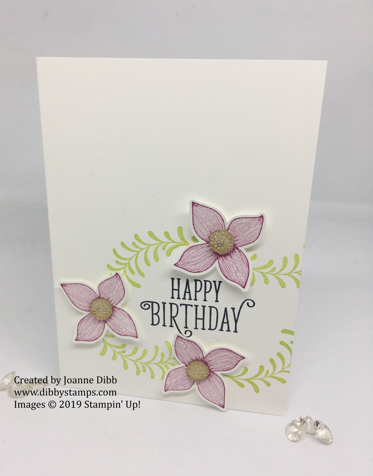Pop of Petals Floral Trio Birthday&nbsp;Card