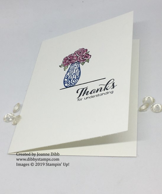 vibrant vases - flat - simple stamping