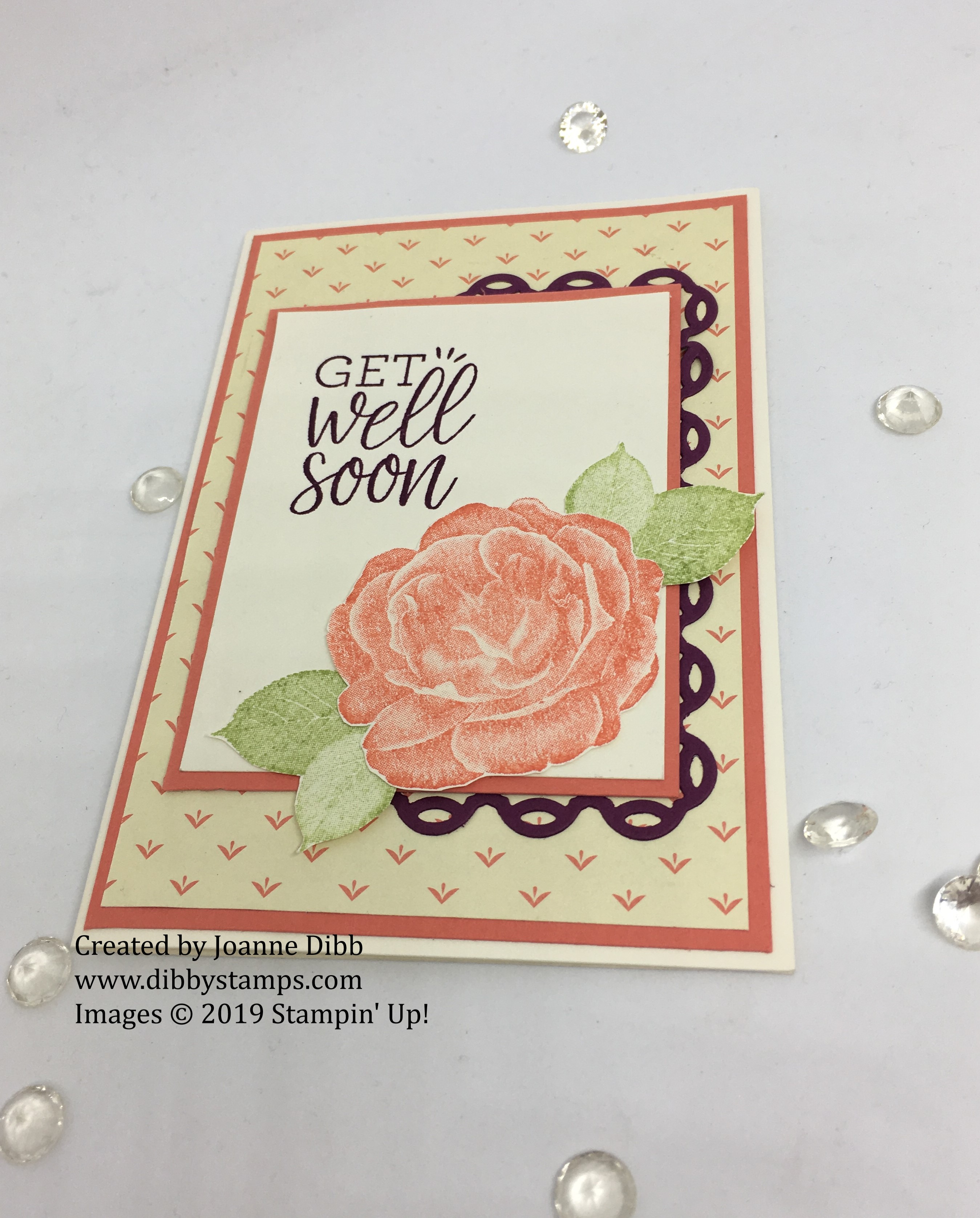 Get Well Soon Card with Healing Hugs – Dibby Stamps