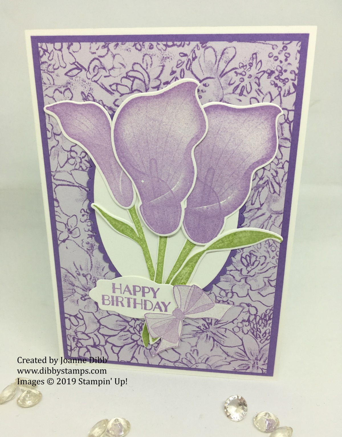 Floral Friday: Lasting Lily Birthday&nbsp;Card