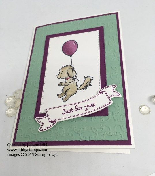 Bella and Balloon Card flat