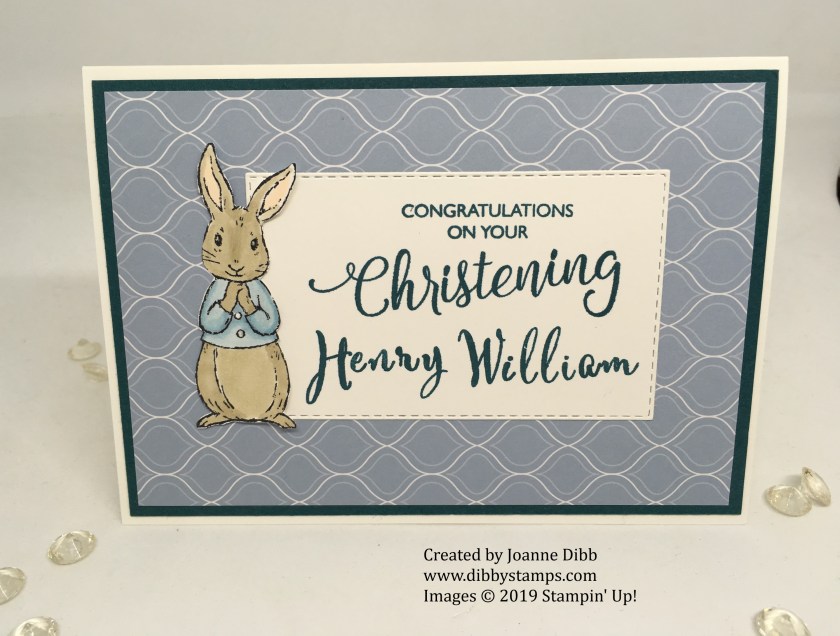 Baby Boy Christening Card