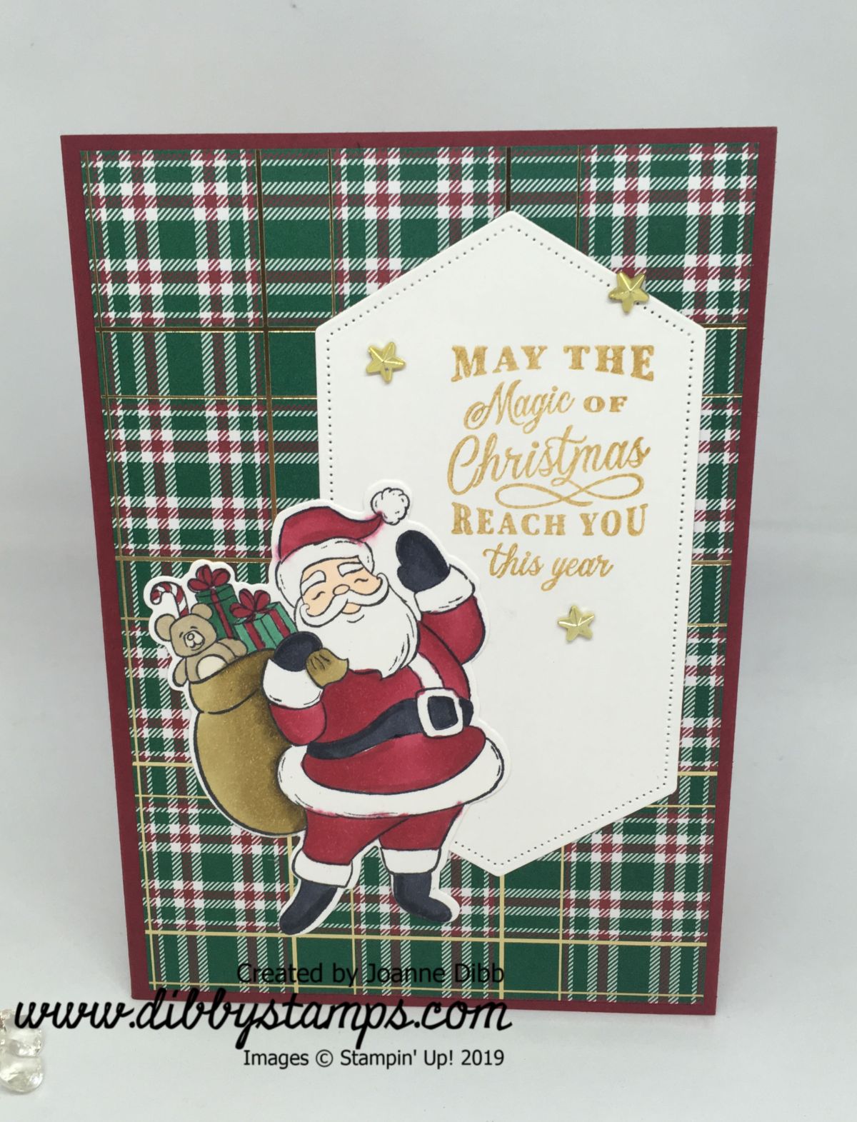Holly Jolly Santa Card