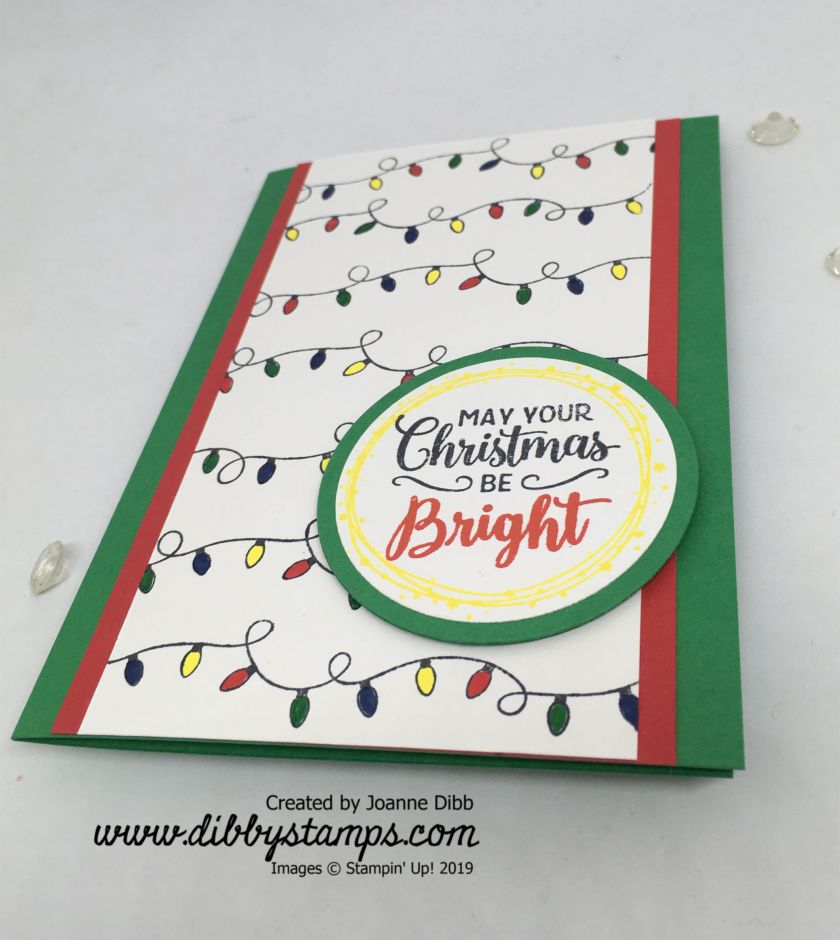 Merry & Bright Card flat