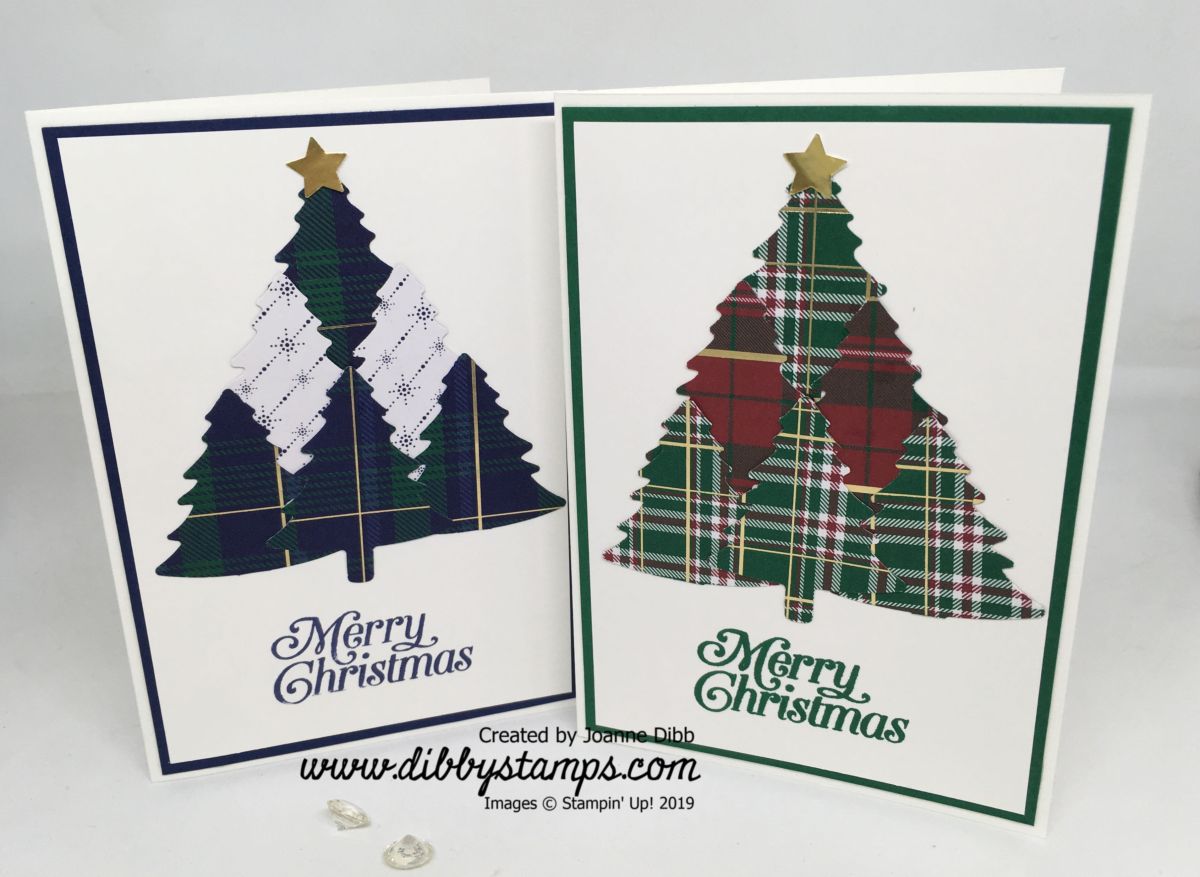 Pine Tree Punch Christmas Tree Card&nbsp;Duo