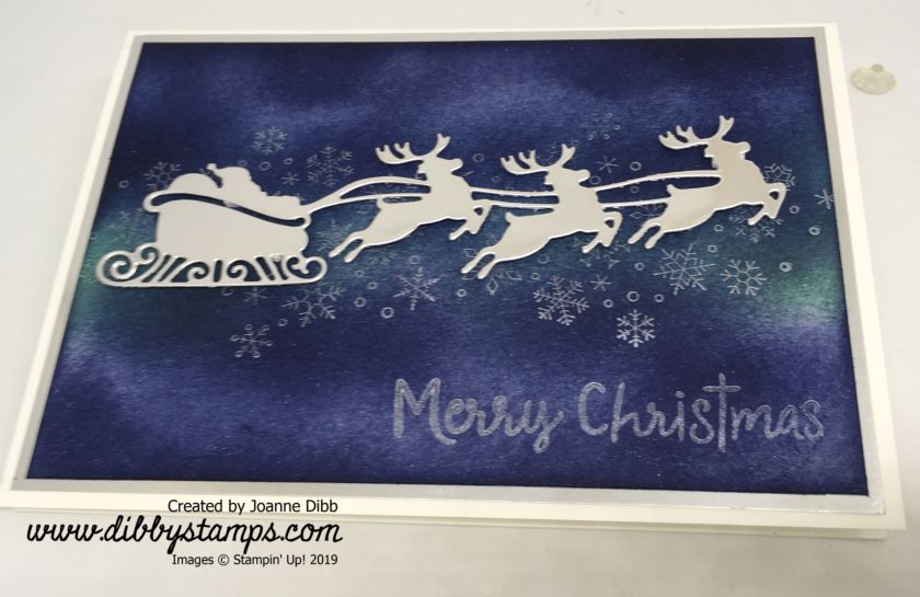 Silent Night Sleigh Card (1)