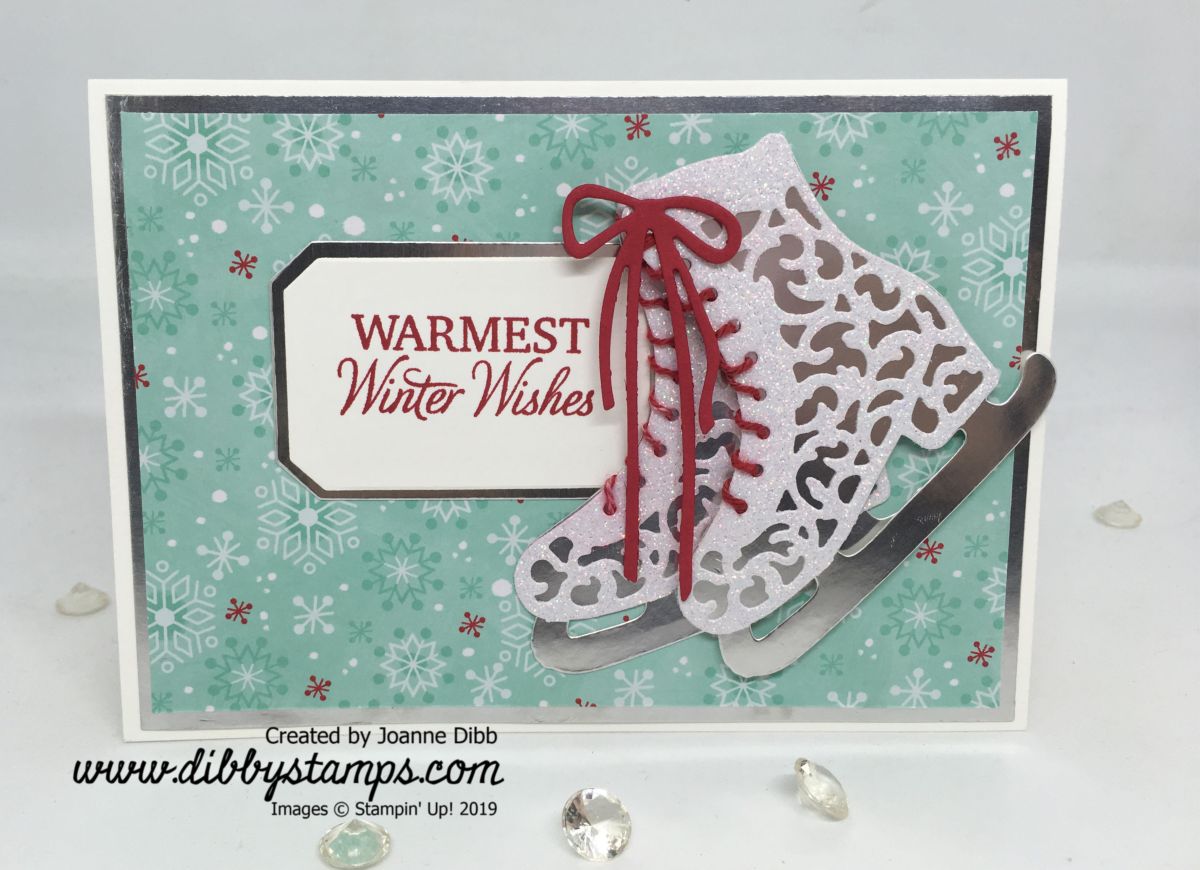 Sparkly Skates Christmas&nbsp;Card