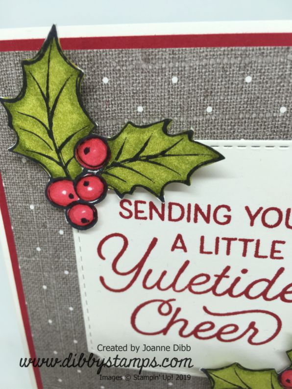 Yuletide Holly Close Up