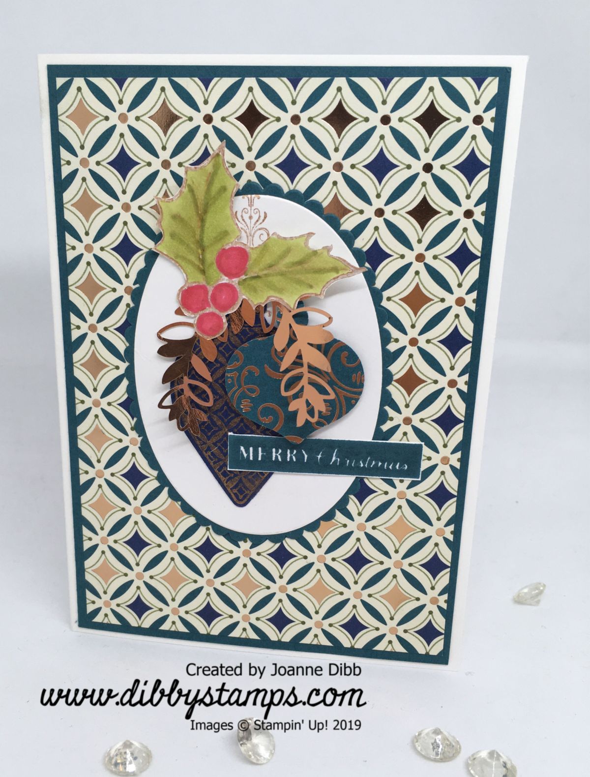 Christmas Baubles Card