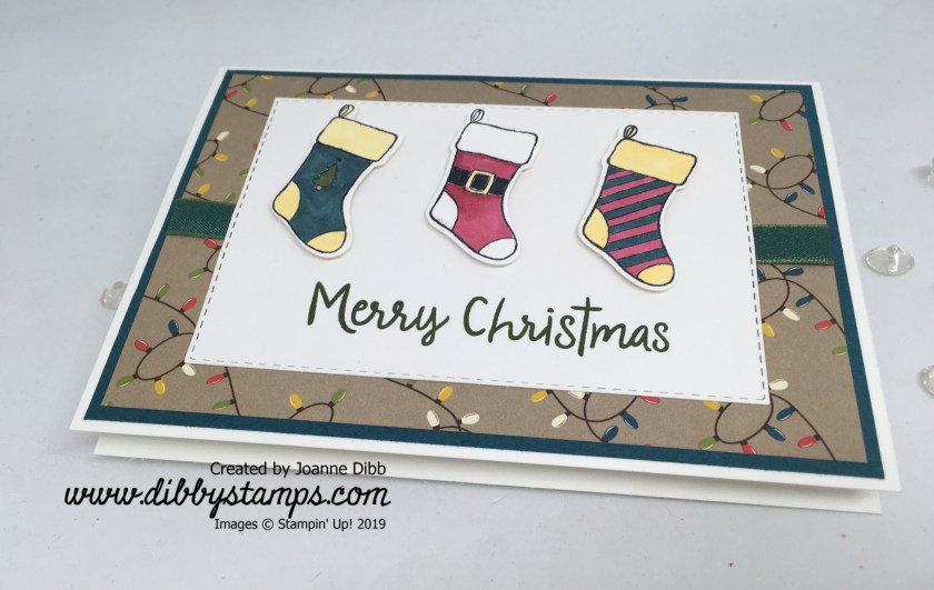 Christmas Sticking Card - flat