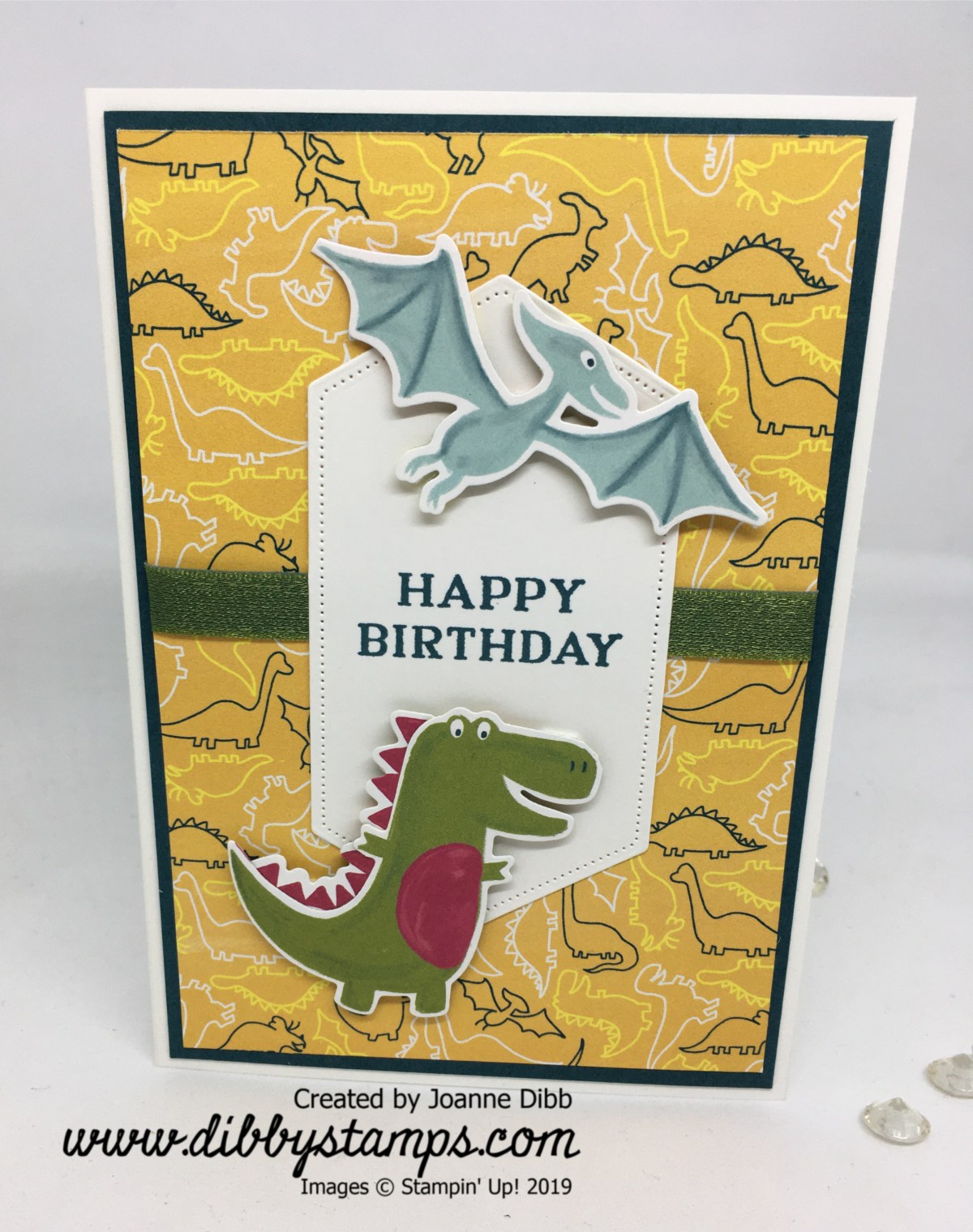 Dino Diecuts Card