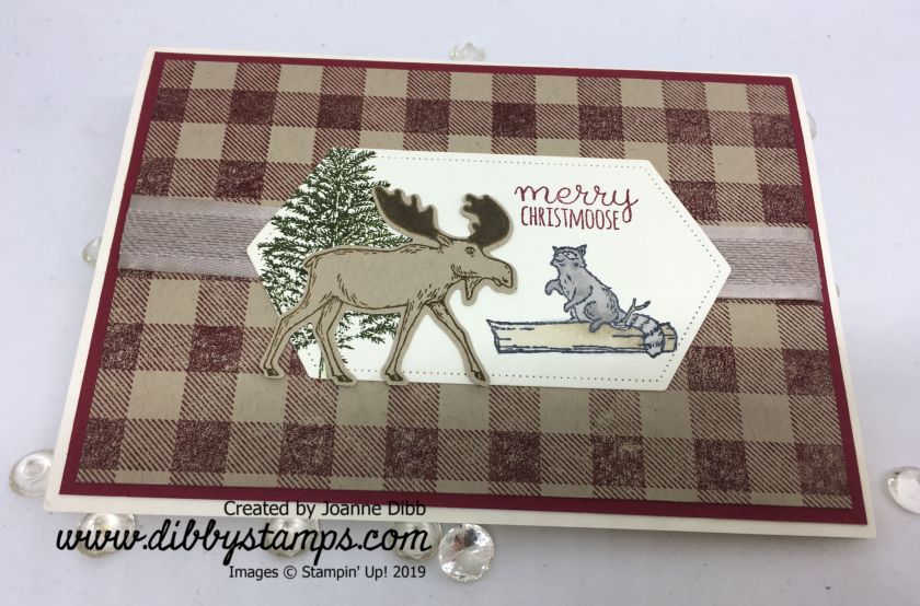 Merry Christmoose Card - flat