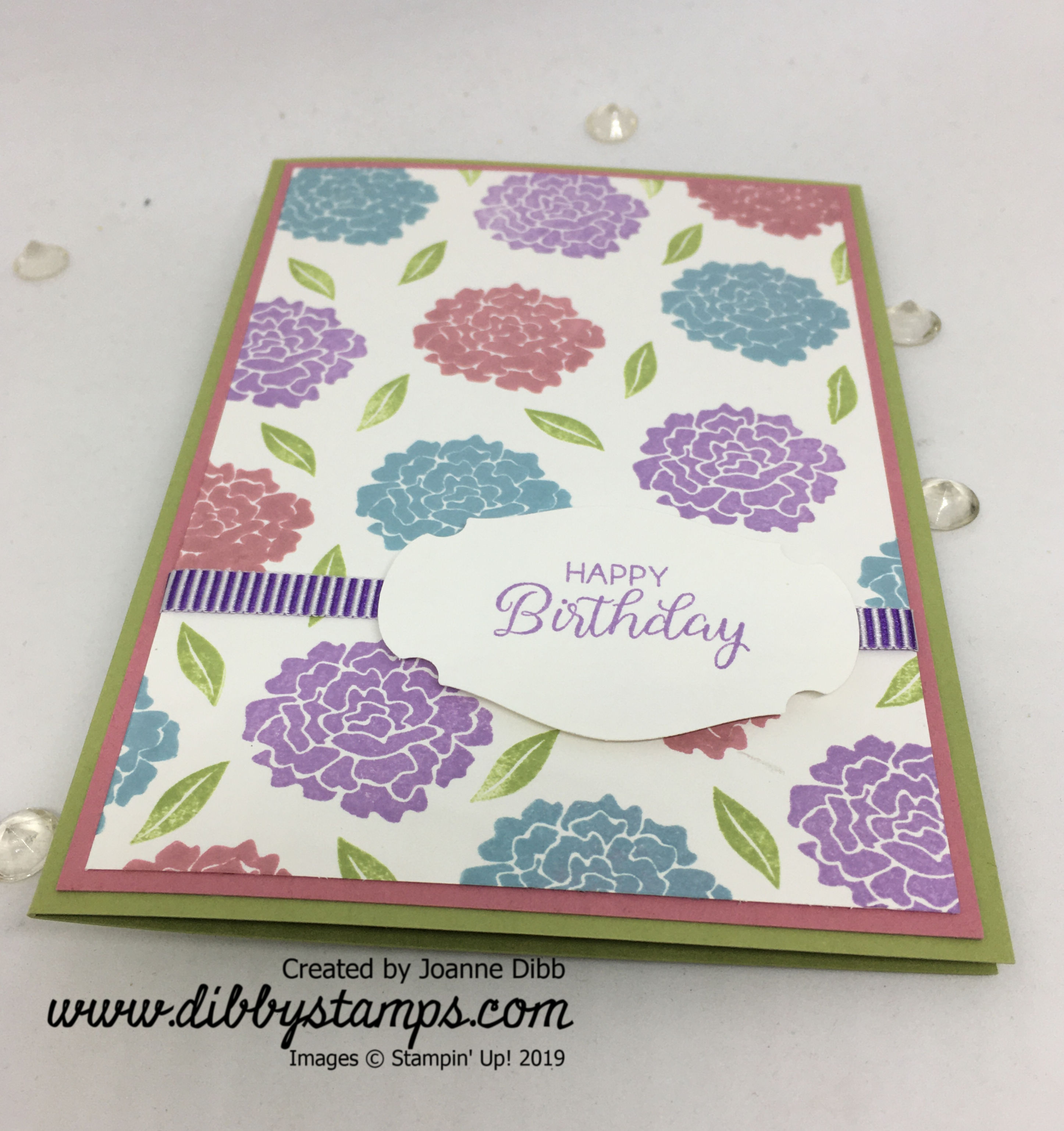 Simple Beautiful Bouquet Birthday Card (1)