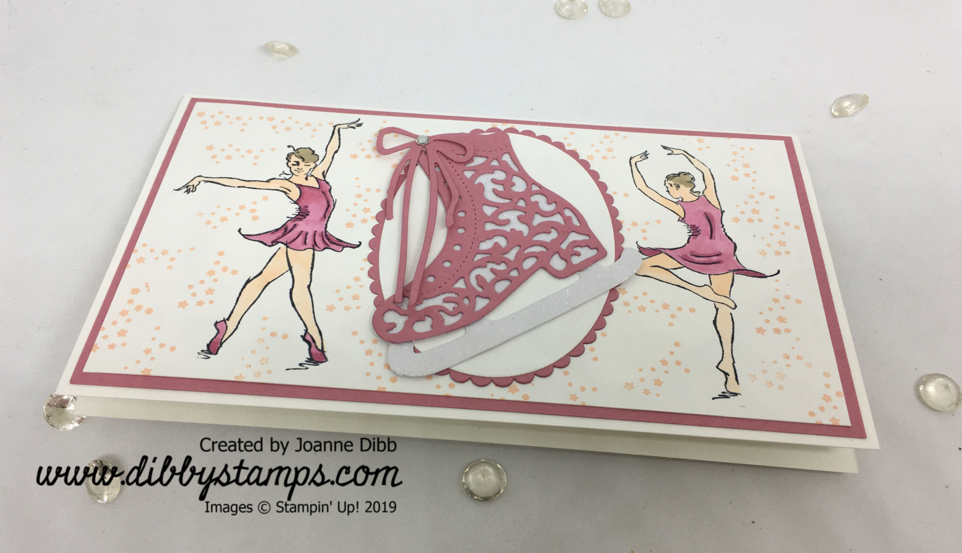 Ice Skater Birthday - flat