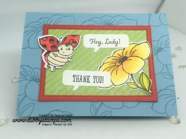 Hey Lady Thank You Card Flat