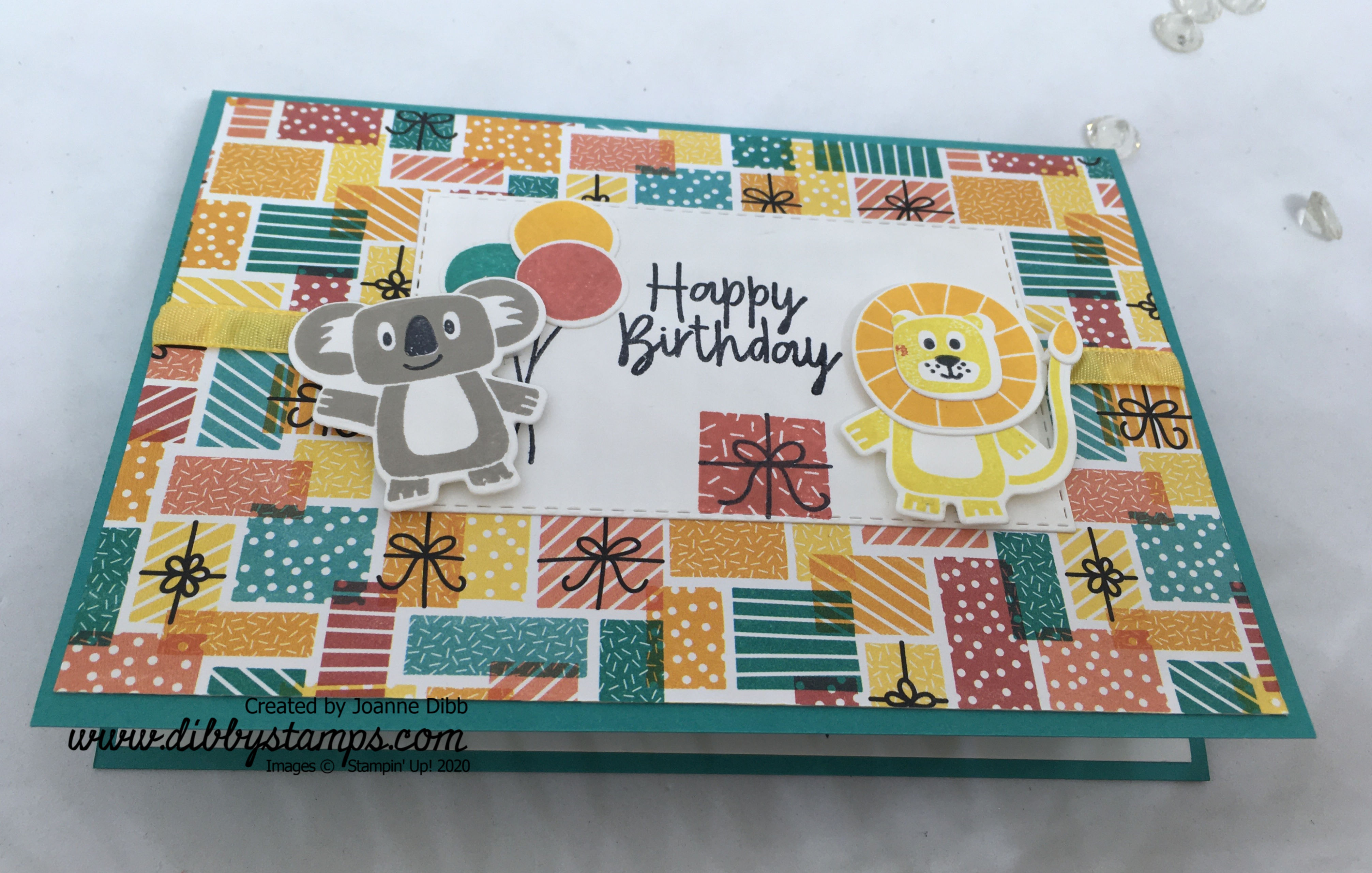 birthday bonanza birthday card - flat