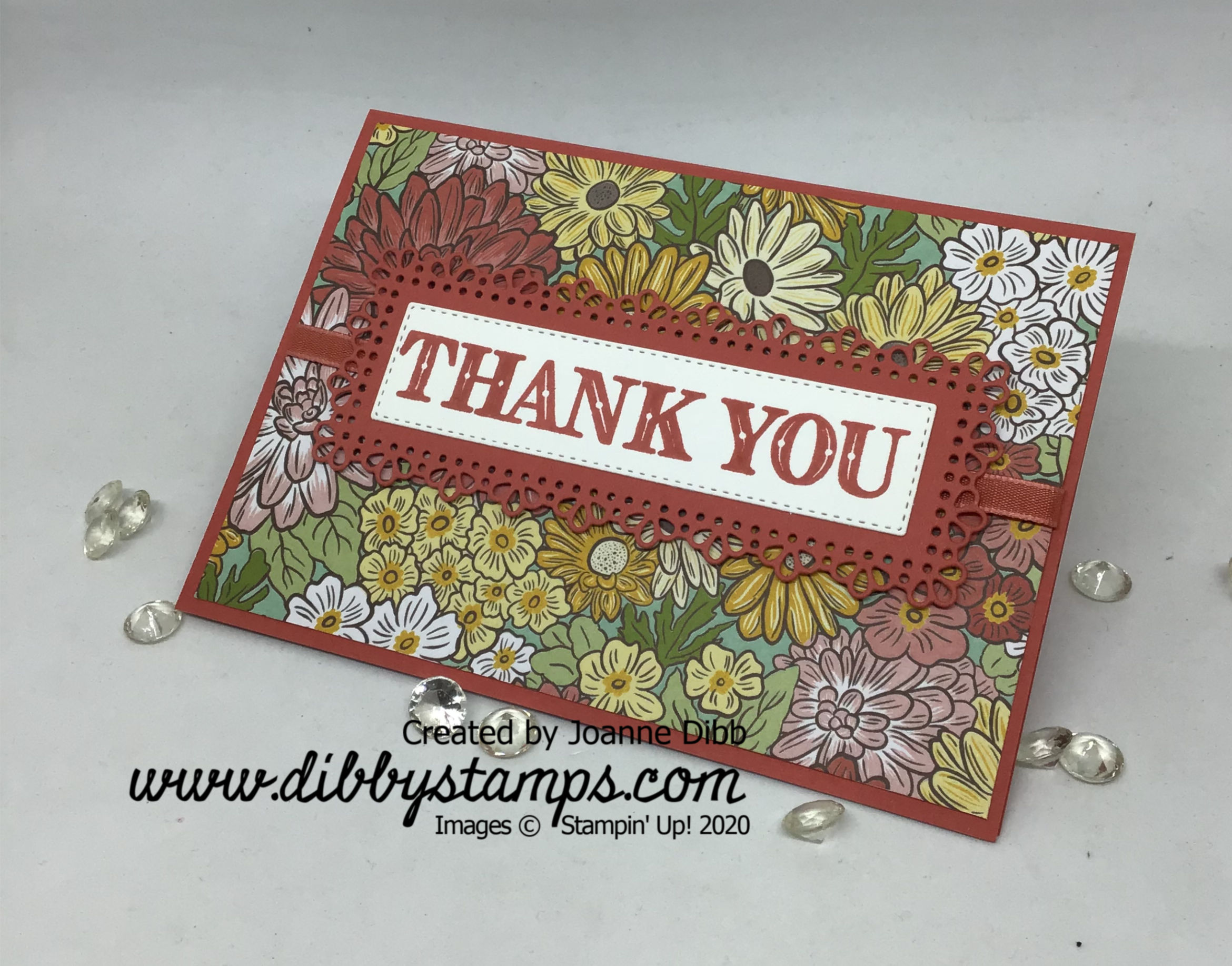 Ornate Garden Simple Thank You -flat