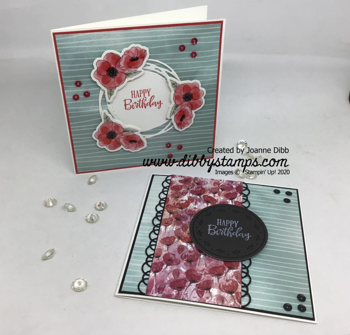 Floral Friday: Peaceful  Poppies Card Duo