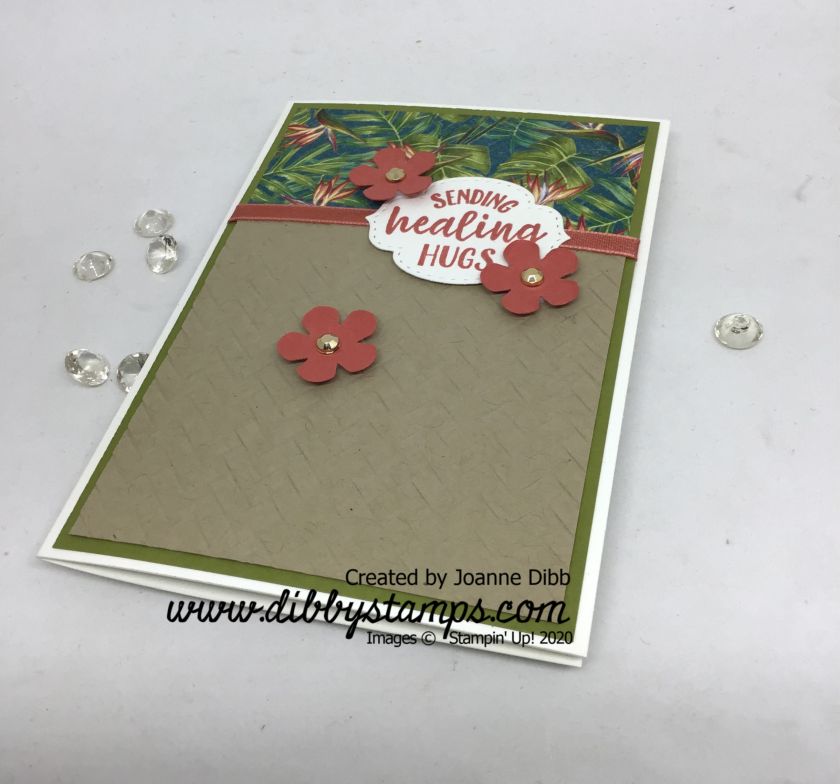 Sending Healing Hugs Card - flat