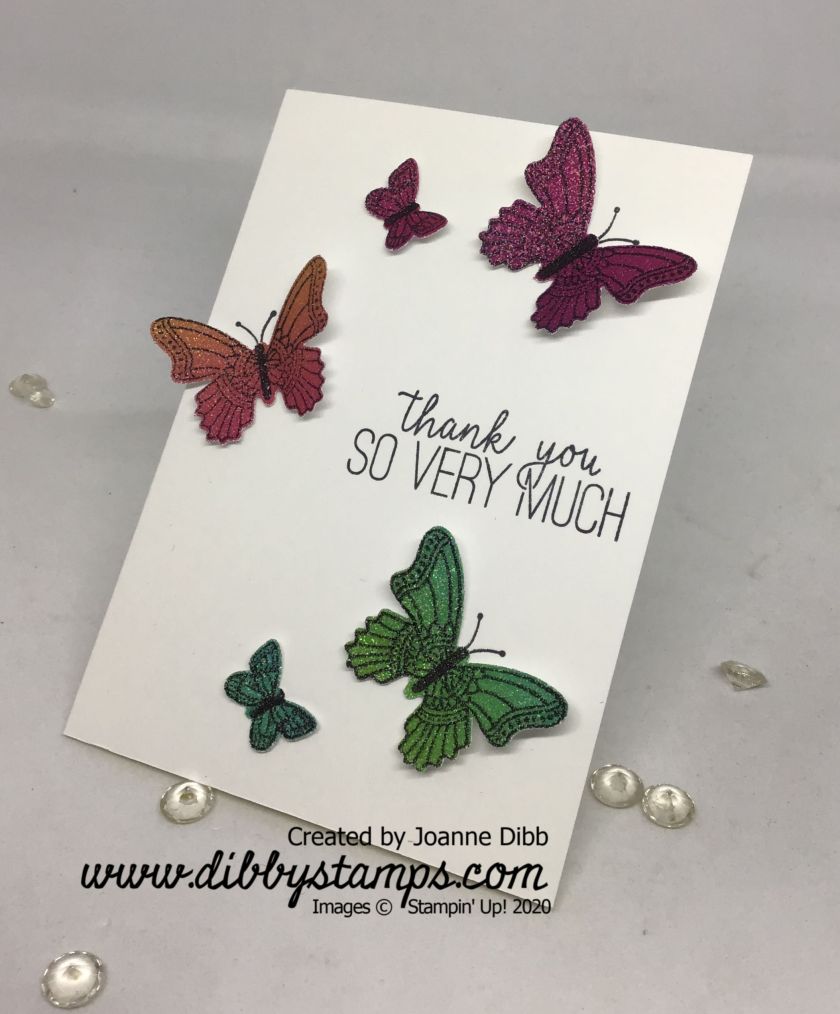 Rainbow Glimmer Butterflies flat