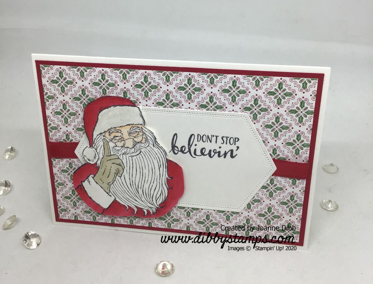 Don’t Stop Believin’ Santa&nbsp;Card