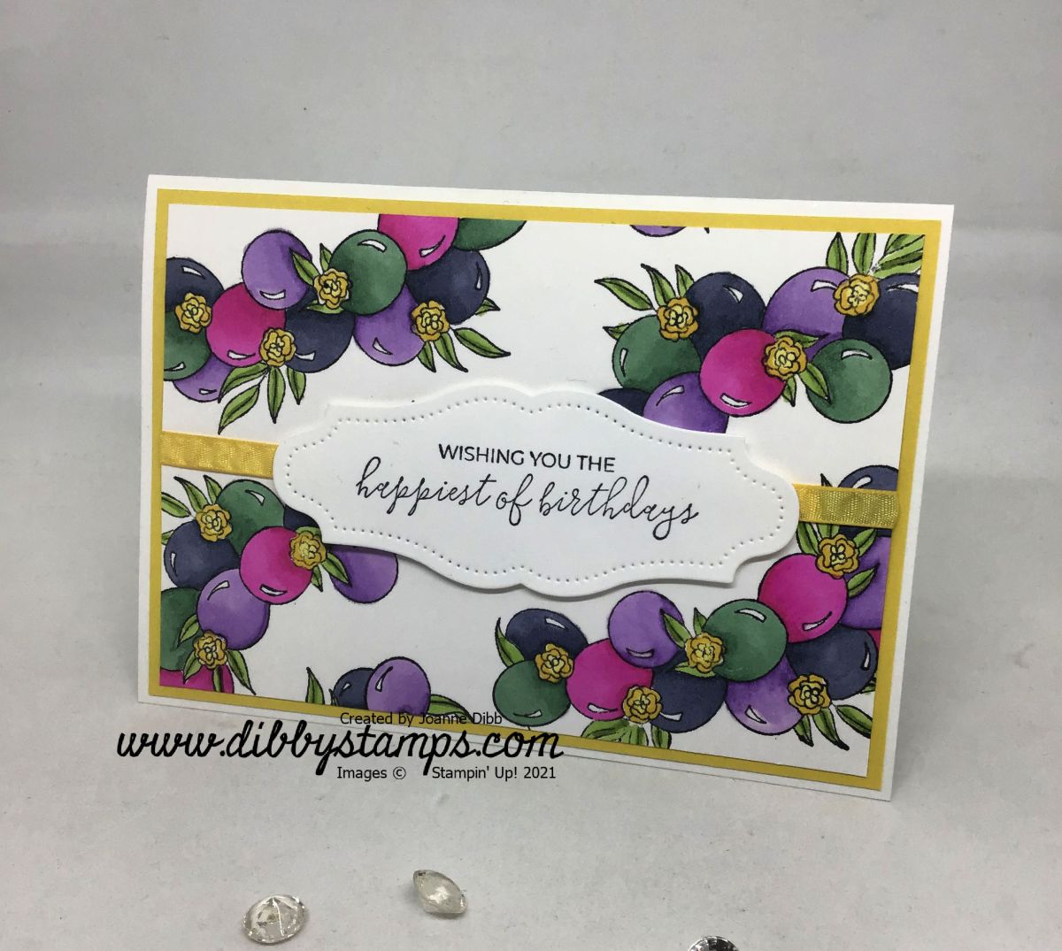 5 Year Stampin’ Up! Anniversary&nbsp;Card