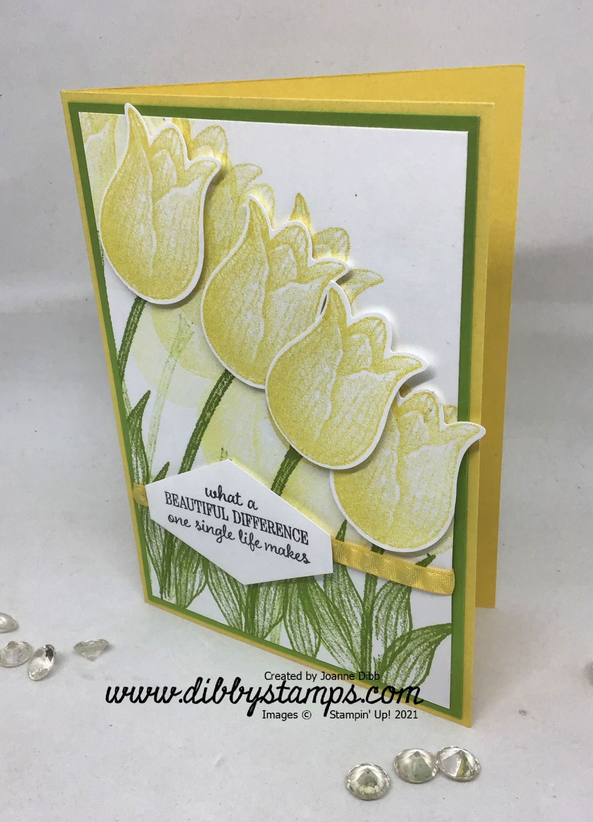 Daffodil Tulips Card