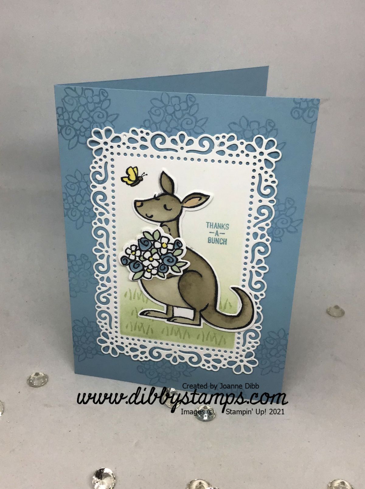 Kangaroo Thanks A Bunch&nbsp;Card