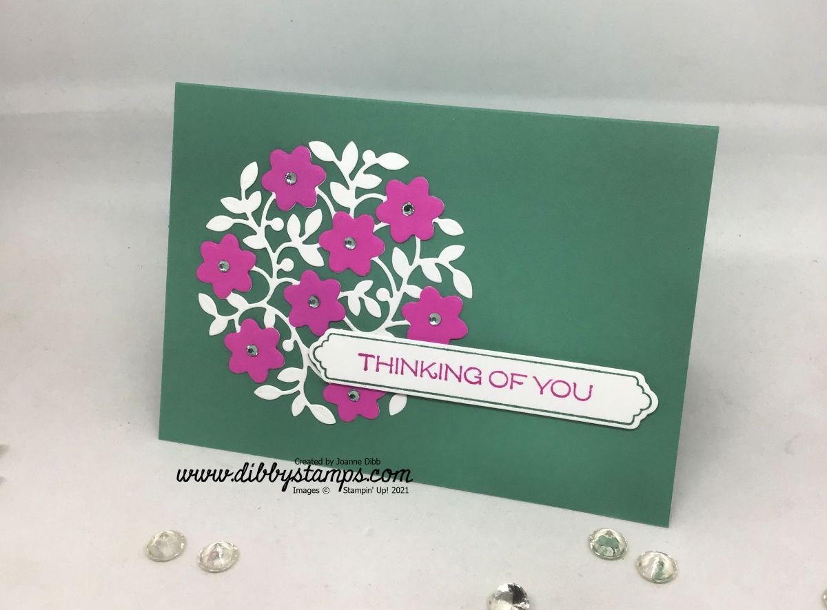 Vine Design Thinking of You Card