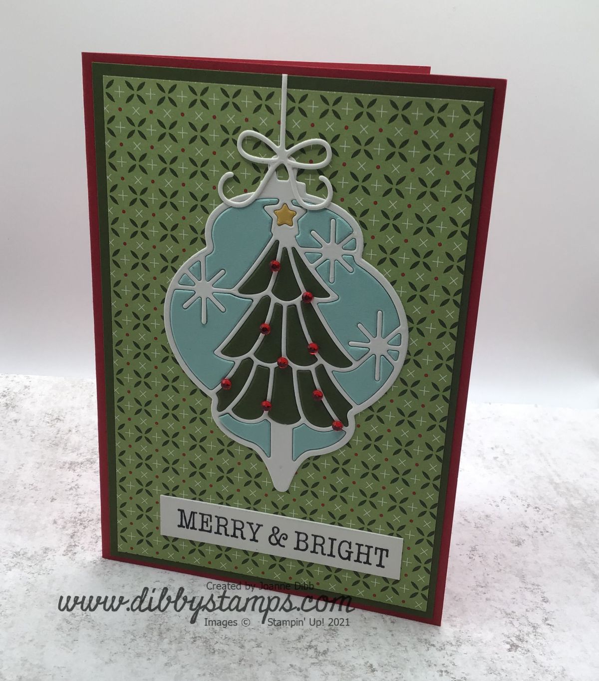 Bright Baubles Simple Inlay&nbsp;Card